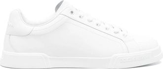 Dolce & Gabbana LEATHER PORTOFINO SNEAKERS Size: 45, colour: WHITE