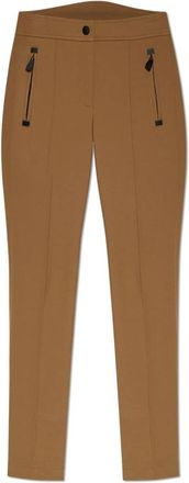Moncler Apres-Ski Broek - Dames - Slim Fit Broeken - Bruin - 2XS - Leer - Broeken