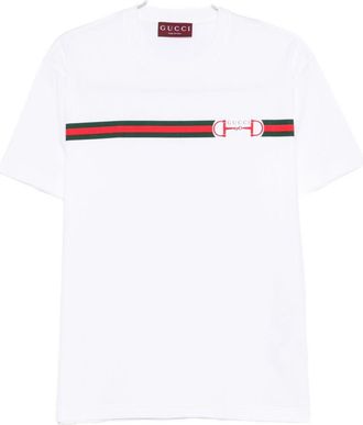 Gucci Logo Cotton T Shirt