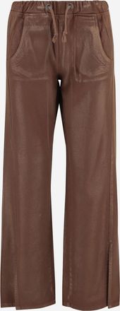 DON'T @ ME Womens Trousers Cotton Brown