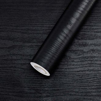 OEM Papel Autoadhesivo Para Muebles, Negro, 61x300cm, Adhesivo De Pared De Pvc, Pegatinas Decorativas Para Cocina, Dormitorio, Sala De Estar Y Muebles
