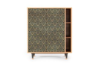 StoryZ Aparador azul 2 cajones y 2 puertas L 94 cm