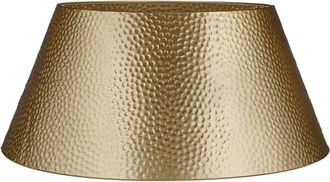 MiCa Decorations Falda para &aacute;rbol de navidad oro h26xb38xl58cm