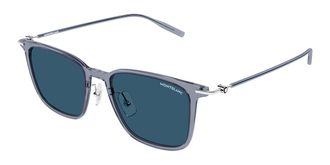 Montblanc MB0354S Asian Fit 008 Mens Sunglasses Grey Size 52