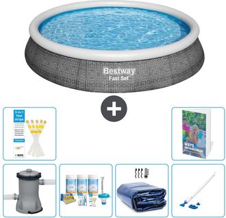 Bestway Piscina Bestway Fast Set Redonda - 396x84 Cm - 7-piezas S310