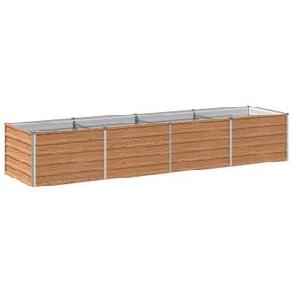 vidaXL Cama De Jard&iacute;n Elevada Madera Marr&oacute;n 320 X 80 X 55 Cm Vidaxl