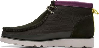 Clarks Mens Wallabee 2.0 Gore-Tex GTX Chukkas Boots Boots, Green Combi, 11