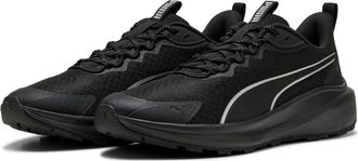 Puma Laufschuh PUMA SKYROCKET LITE TRAIL WTR, Herren, Gr. 44,5, schwarz (puma schwarz, puma silber), Textil, Schuhe Laufschuh