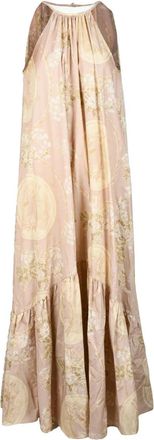 Semicouture Long Cotton Dress - Pink