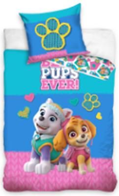 OEM Juego De Ropa De Cama Infantil C&aacute;lida De Skye De Paw Patrol, 160 X 200 Cm, Coral, Suave Y Agradable Al Tacto