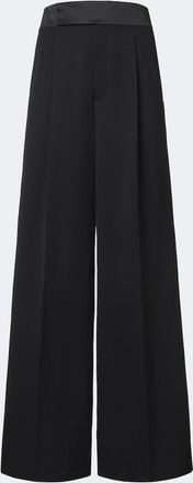 Saint Laurent Pleated wool wide-leg pants