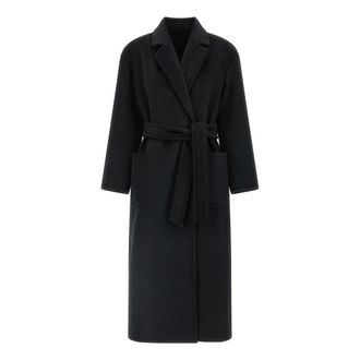 Max Mara Giambo Jas - Dames - Mantels - Zwart - Maat: XS Wol