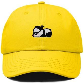 Dalix Pandit Panda Dad Cap in Gold at Nordstrom