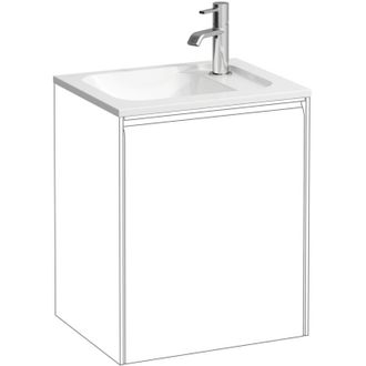 Laufen Laufen - Meda Mueble Lavamanos Slim, 440x340mm, Para H421662, 1