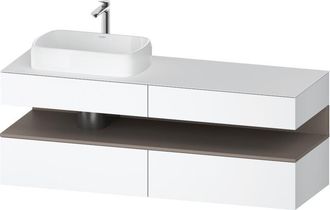 Duravit Duravit Qatego Consola Mueble Bajo Lavabo, 2 Extensiones, 2