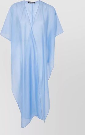 DRHOPE cape midi dress