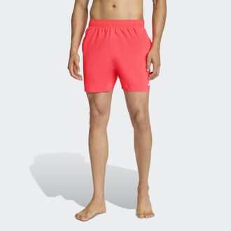 adidas Badeshorts ADIDAS PERFORMANCE SWIM 5-INCH, Herren, Gr. XXL, N-Gr, lucid rot, wei&szlig;, Obermaterial: 100% Polyester, Badehosen Badeshorts
