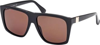 Max Mara Zonnebril - unisex - Zonnebrillen - Zwart - 58 MM - Accessoires