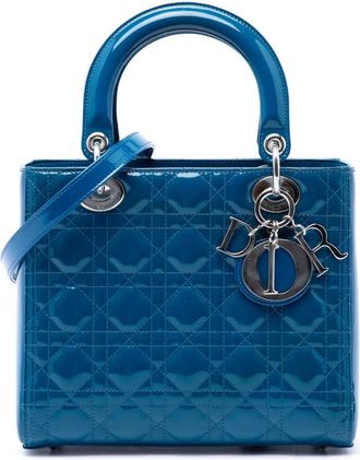 Dior Pre-owned Dior Medium Patent Cannage Lady Dior Ladies DY0TPTO2V4Q02VFA