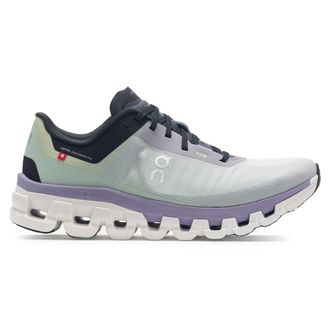 On Cloudflow 4 Textile Synthetic Womens Low Top Trainers - Fade Wisteria - Size:UK 7.5