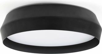 Faro Barcelona Shoku 350 Aplique/plaf&oacute;n Negro 64277 Faro Barcelona
