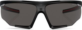 Prada Black Impavid Shield Sunglasses - Unisex - Acetate