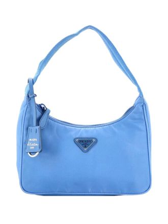 Prada Re-Edition 2000 Tessuto Mini hobo bag - Blu