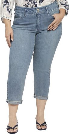 NYDJ Nydj Plus Chloe Thistle Falls Capri Jean