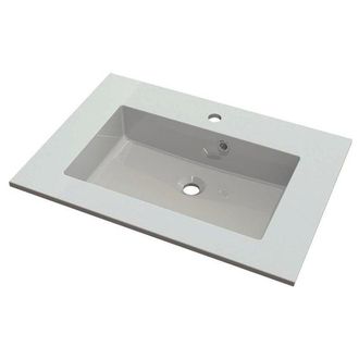 NEMO Spring Don meubelwastafel kunstmarmer 700x500x15mm wit