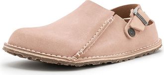 Birkenstock Lutry 365 - Suede Womens Clog/Mule Shoes Light Rose : EU 41 (US Womens 10-10.5) Narrow