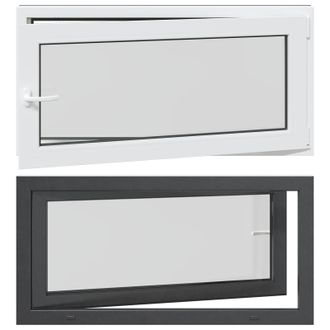 vidaXL Color Interno De Ventana De S&oacute;tano Blanco Risor 120 X 60 Cm Vidaxl