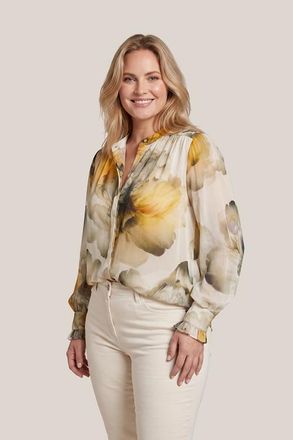 Mart Visser Caylee Print Blouse Zand / Geel Maxi