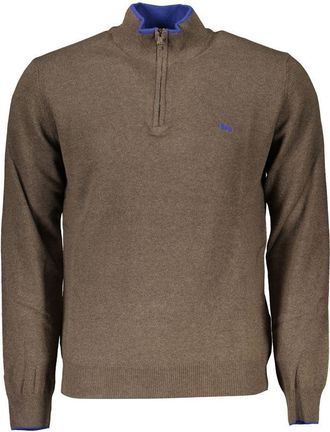 Harmont & Blaine Half-Zip Contrast Detail Mens Sweater