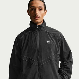 Nike Mens Air Windrunner Track Jacket in Black | IF1288-010