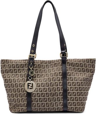 Fendi Pre-owned Fendi Zucchino Canvas Superstar Tote Ladies AHZLCPXB84T08WMS