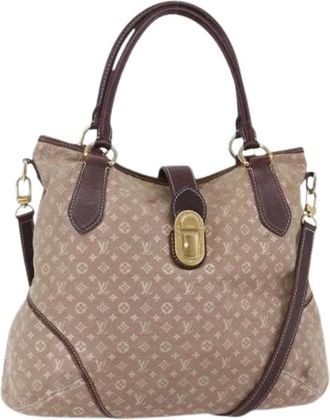 Louis Vuitton Pre-owned Handbags, female, Brown, Size: ONE SIZE Pre-owned Vintage Canvas Handbag