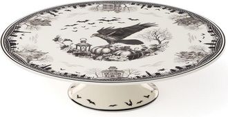 Lenox Haunted Village Cake Plate