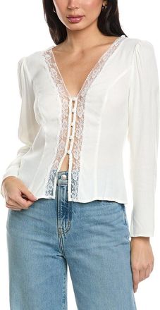 Seraphina V-Neck Button Front Blouse