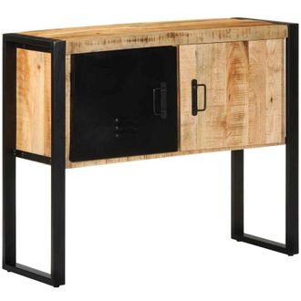 vidaXL Mueble Consola Madera Maciza De Mango 90x35x75 Cm Vidaxl