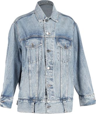 Khaite Grizzo denimjack van blauw katoen