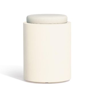 Monacis Puf Redondo De Resina Mod. Round &Oslash; 40 Cm Blanco