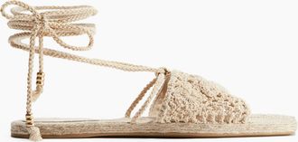 H&M Espadrille-Sandalen - Beige