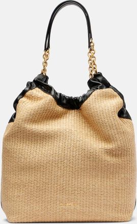 DeMellier Borsa a spalla Miami in pelle e rafia