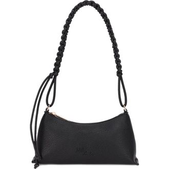 Mali + Lili Phoebe Vegan Leather Shoulder Bag in Black at Nordstrom
