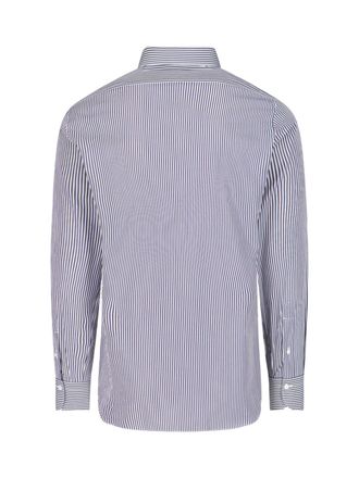 Finamore Mens Shirts Blue Cotone