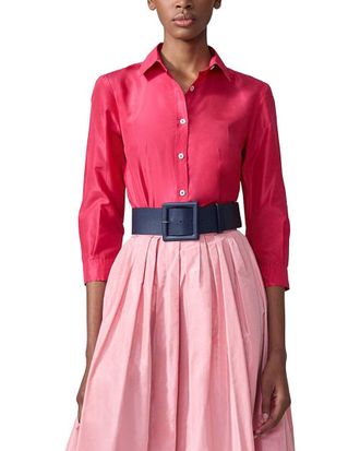 Carolina Herrera Ana Silk Shirt