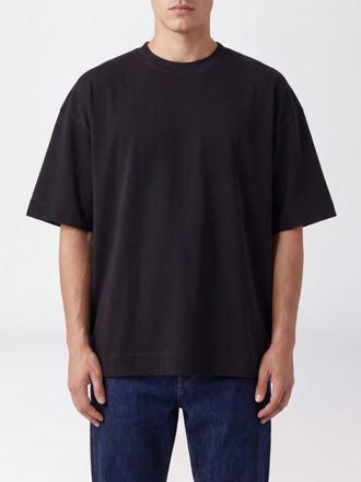 Dries Van Noten T-shirt relaxed fit in cotone con girocollo e spalle cadute