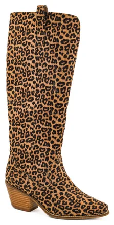 Corkys Footwear Womens Hats Off Boots In Leopard