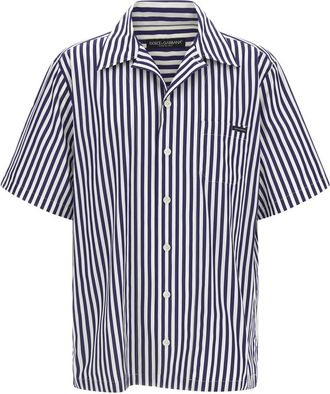 Dolce & Gabbana Blue Striped Shirt