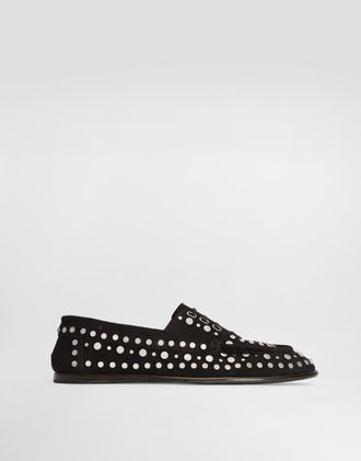 Dolce & Gabbana Derby Shoes In Split - Man Lace-ups Black 42.5
